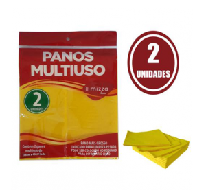 Pano Para Limpeza Amarelo C/ 2 Pecas Ref. MH774-50 Cx. 120 Image